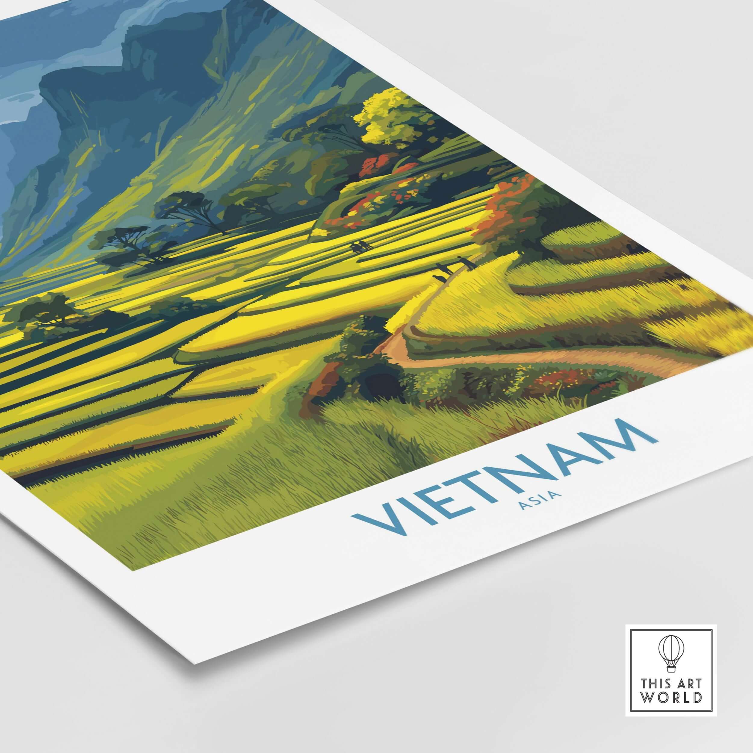 Vietnam Wall Art - Rural Travel Print – This Art World
