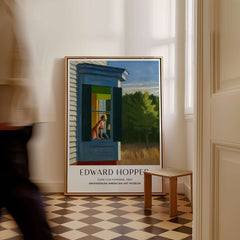 Edward Hopper Cape Cod Morning 1950 Art Print Poster - American Realism displayed in a stylish interior setting.