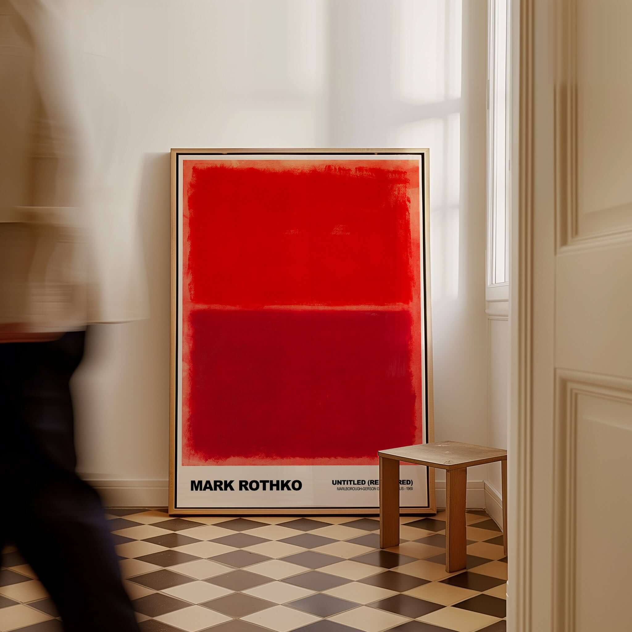 Mark Rothko Untitled Red on Red Art Print Poster – This Art World