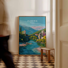 Albania Canvas Print | European Travel Wall Decor showcasing picturesque scenery and culture.