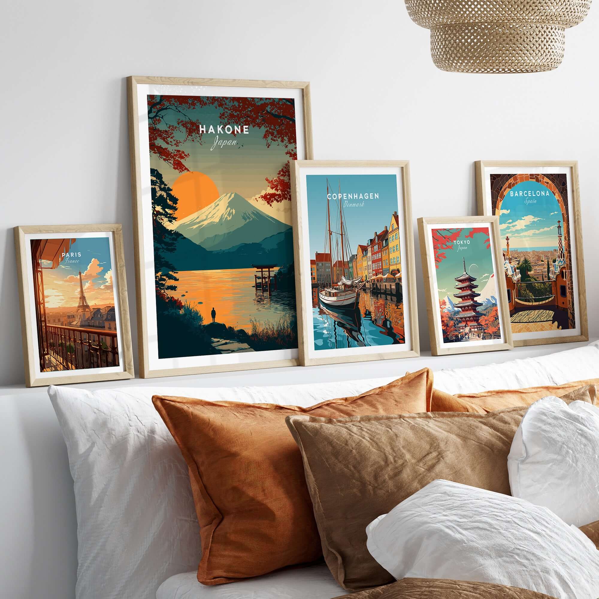 Hakone Japan Torii Gate Sunset Poster – This Art World
