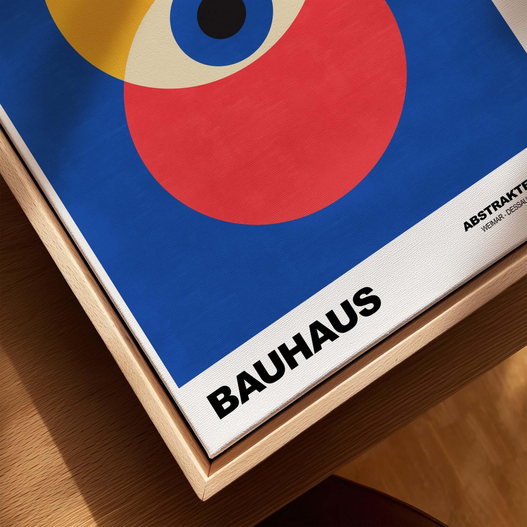 Bauhaus Eye Circles Poster | Abstract Art Print – This Art World