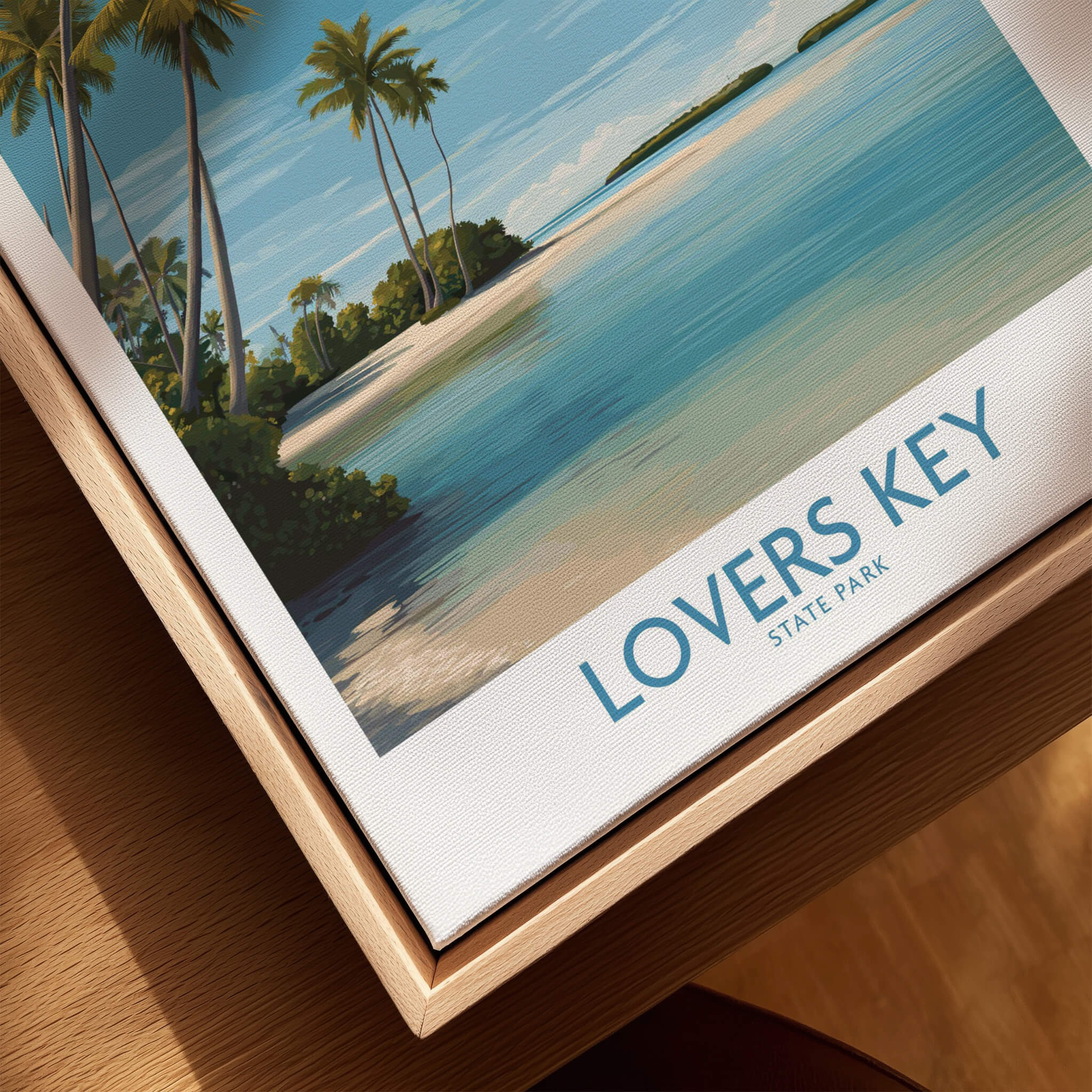 Lovers Key Poster | Florida Canvas Print featuring a scenic view of Lovers Key State Park.