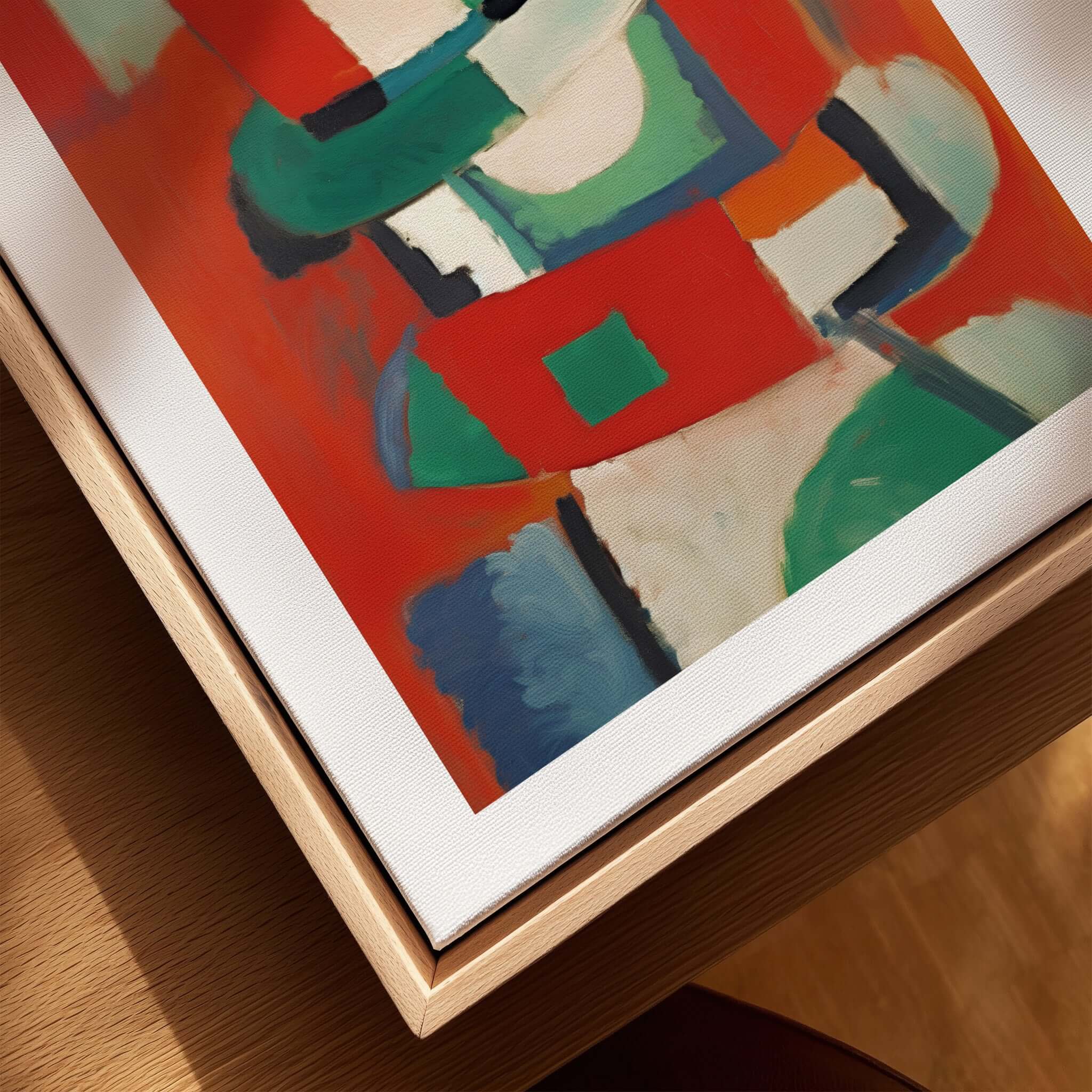 Matisse Art Prints - Abstract Figure with Hat Poster showcasing vibrant colors and geometric shapes.