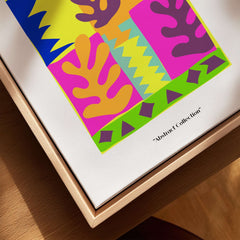 Matisse Art Prints - Colorful Abstract Leaves Blocks Wall Art featuring vibrant colors and playful shapes from Abstract Collection.