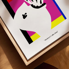 Matisse Art Prints -Abstract Head Jazz Series Colorful Blocks Wall Art featuring bold colors and abstract form.