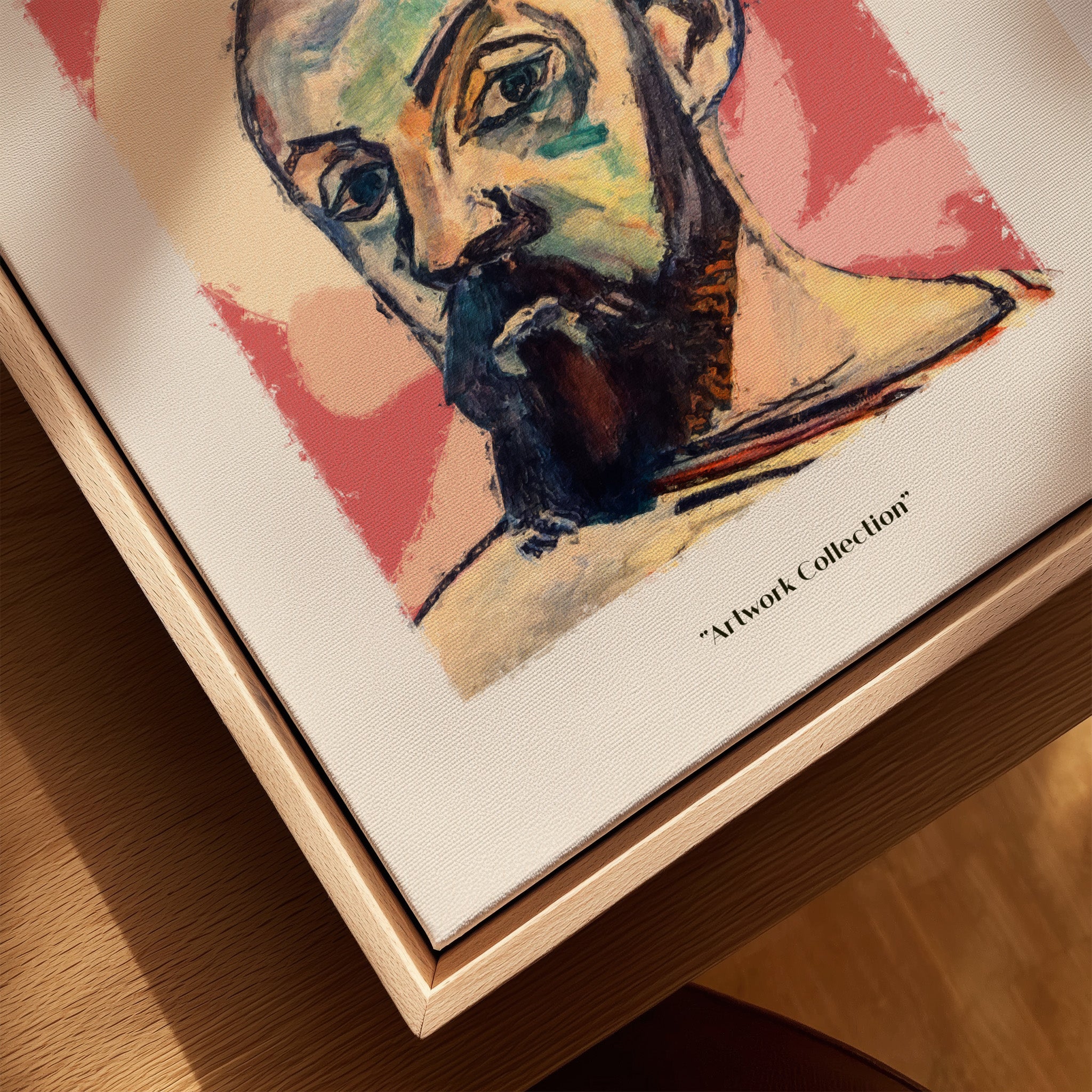 Matisse Art Prints - Expressive Self Portrait Poster showcasing a bold self-portrait with vibrant colors.