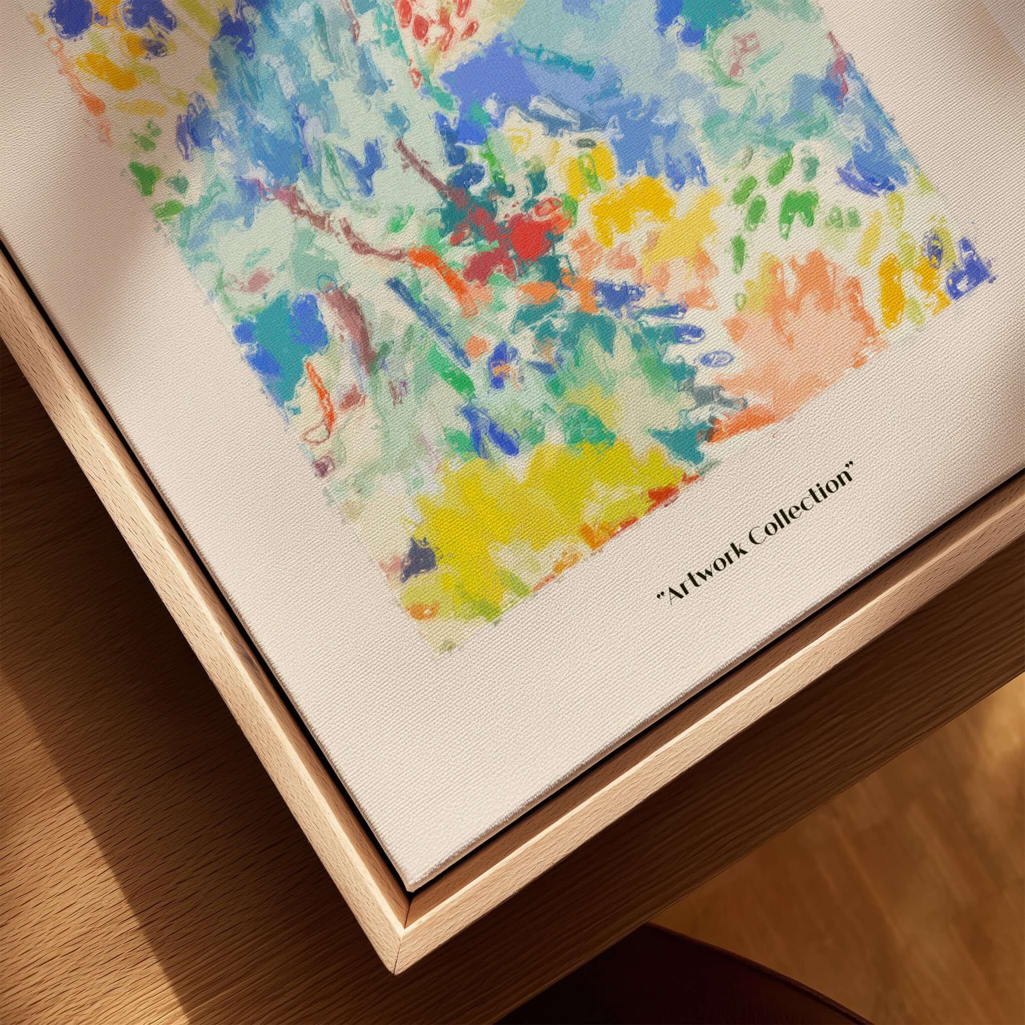 Matisse Art Prints - Abstract Vibrant Landscape Painterly Poster featuring colorful brushstrokes and 'Artwork Collection' text.