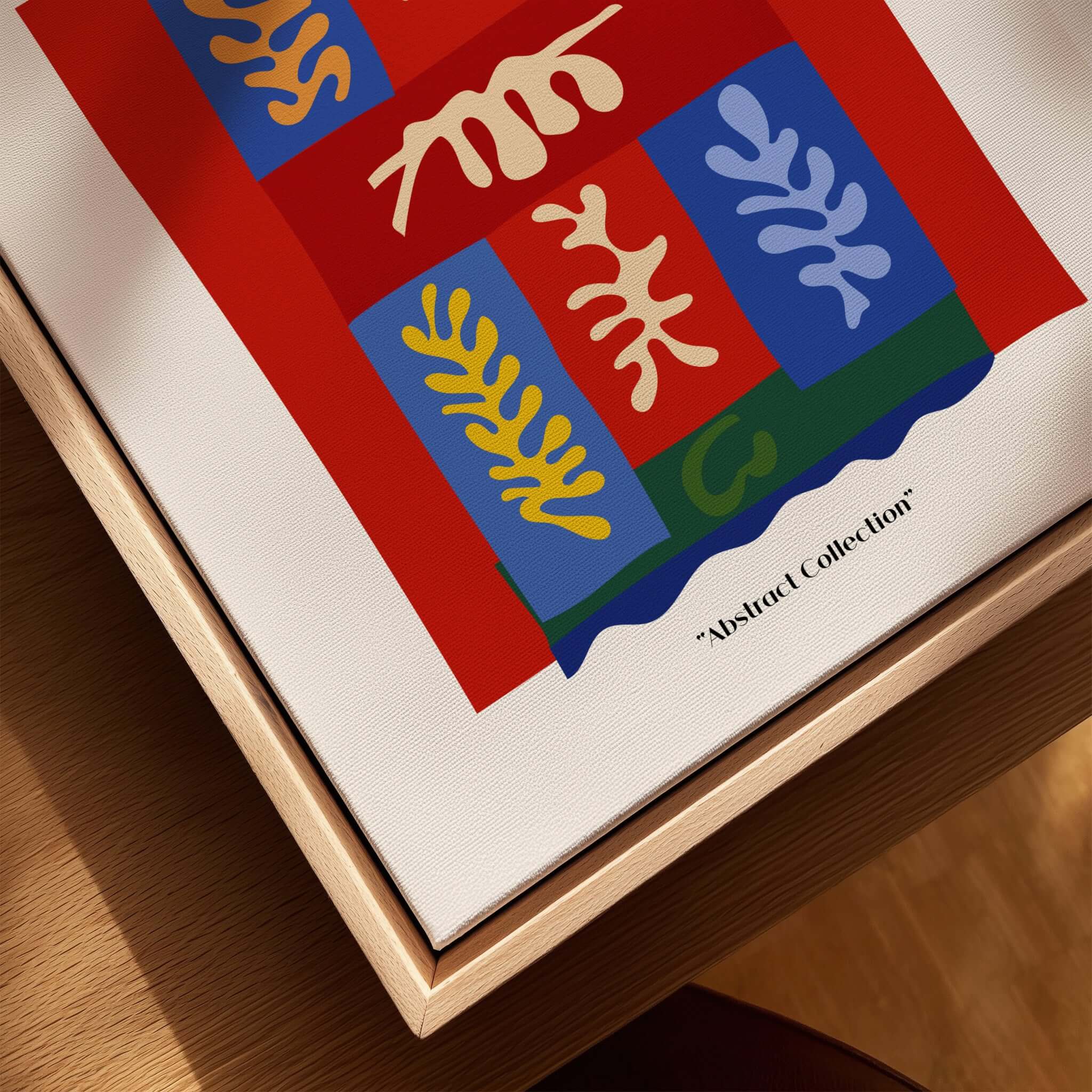 Matisse Art Prints - Patchwork Shapes Composition Poster featuring colorful botanical shapes and abstract design.