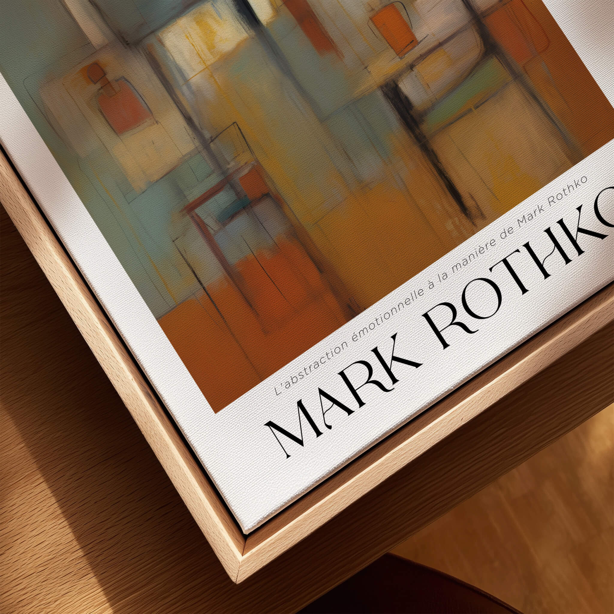 Rothko Style Emotional Abstraction Painting | Modern Abstract Wall Decor showcasing layered hues and emotional depth.