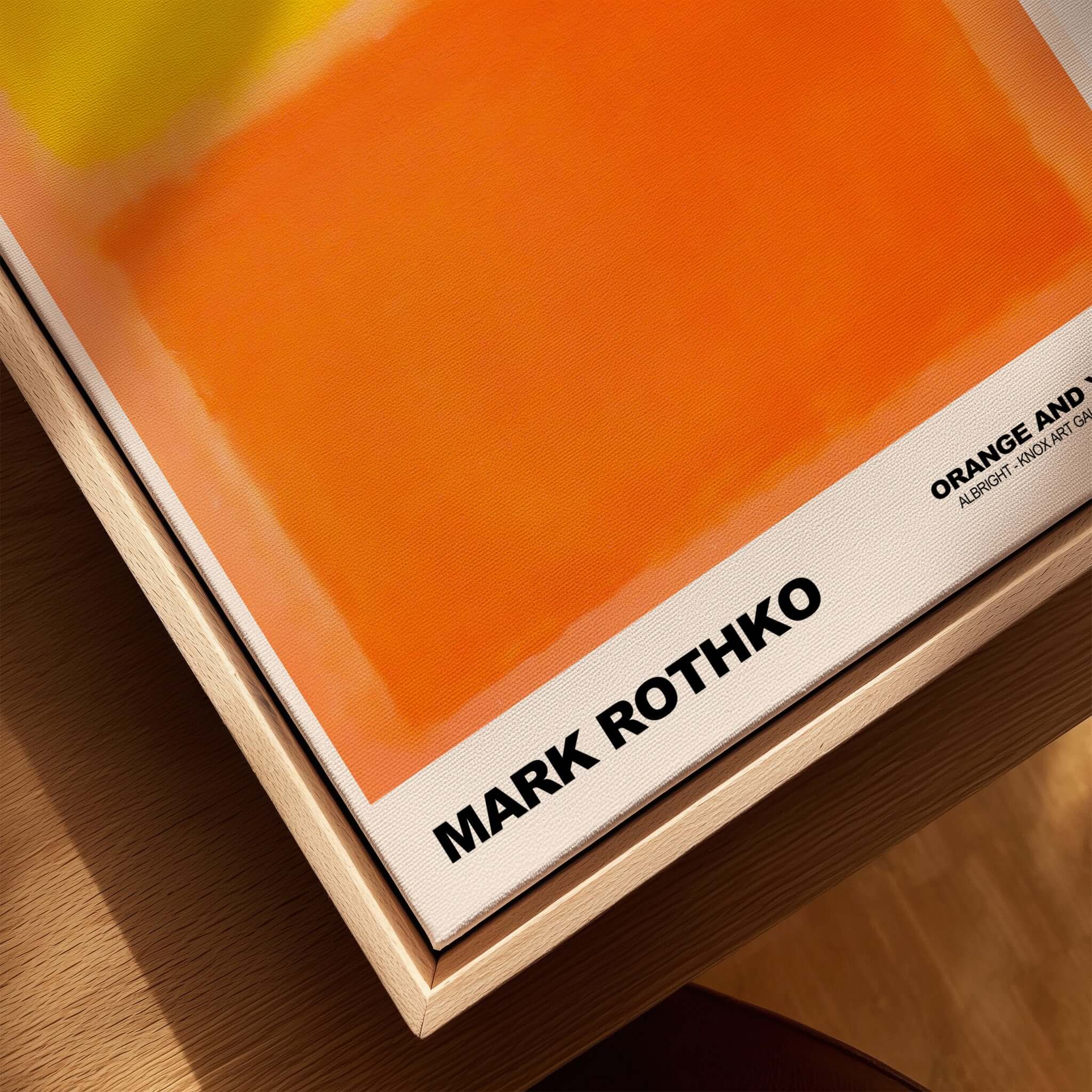 Mark Rothko Orange and Yellow 1956 Art Print – This Art World