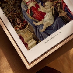 Botticelli Madonna with Saints Bardi Altarpiece Art Print Renaissance Religious Poster featuring Virgin and Child, 1485