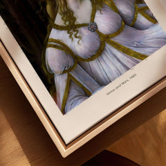 Botticelli Venus and Mars Detail Art Print Renaissance Portrait Poster Wall Art, showcasing Venus's serene expression and gown.