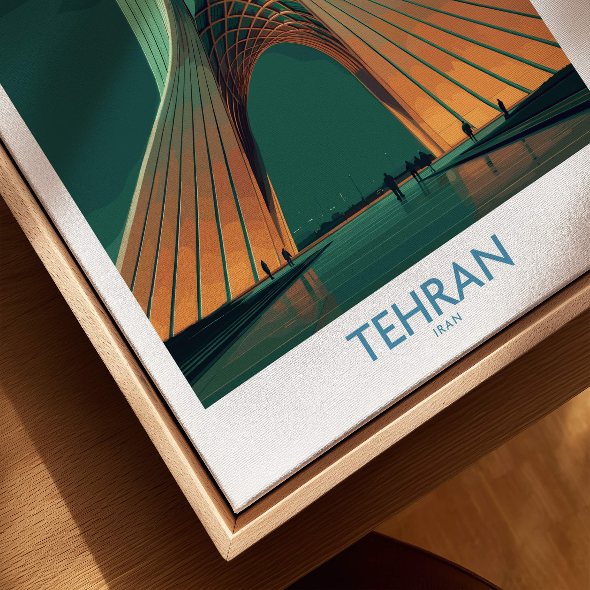 Tehran Iran Canvas Print | Iconic Persian Monument Cityscape Poster