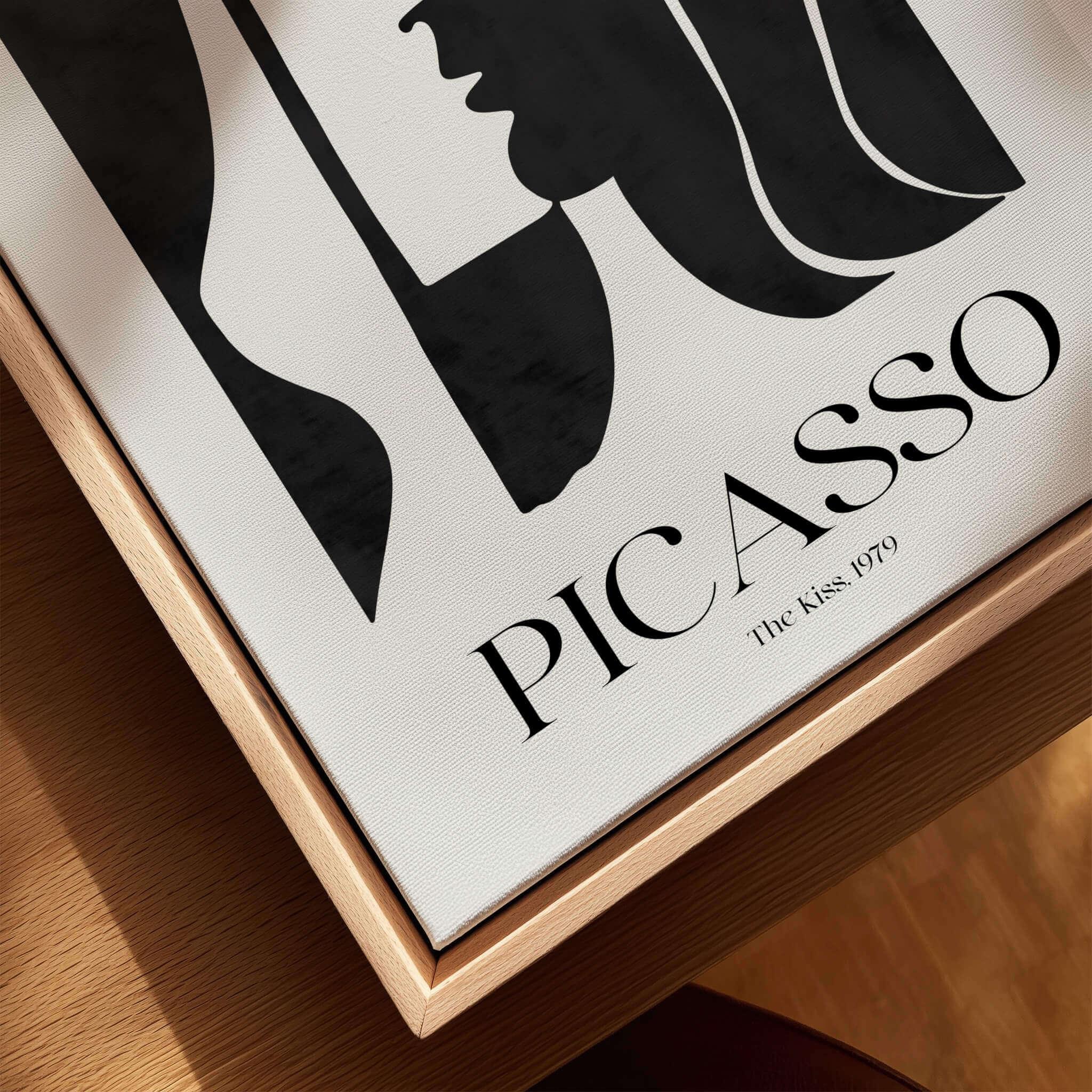 Picasso The Kiss 1979 Black White Art Print Decor – This Art World