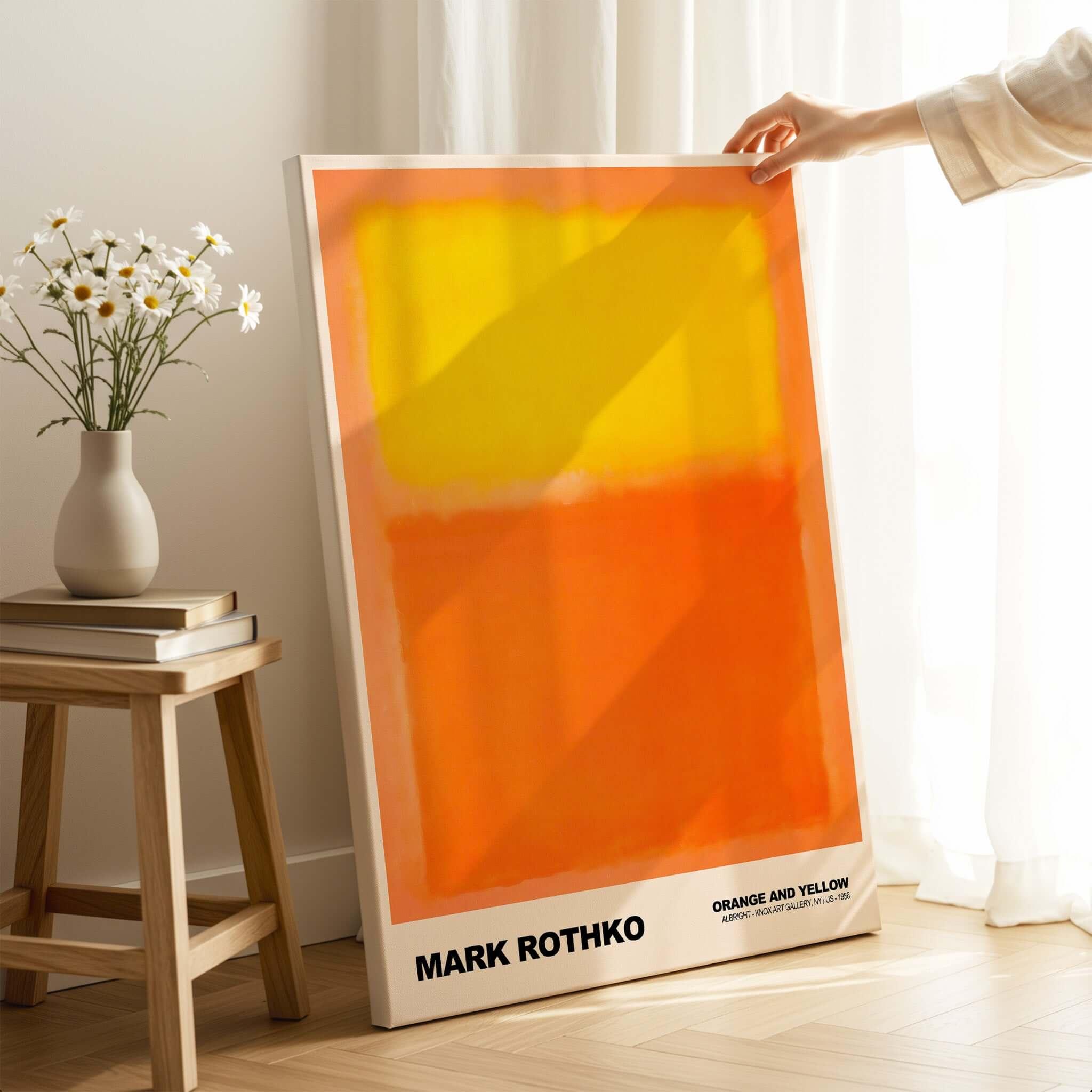 Mark Rothko Orange and Yellow 1956 Art Print – This Art World