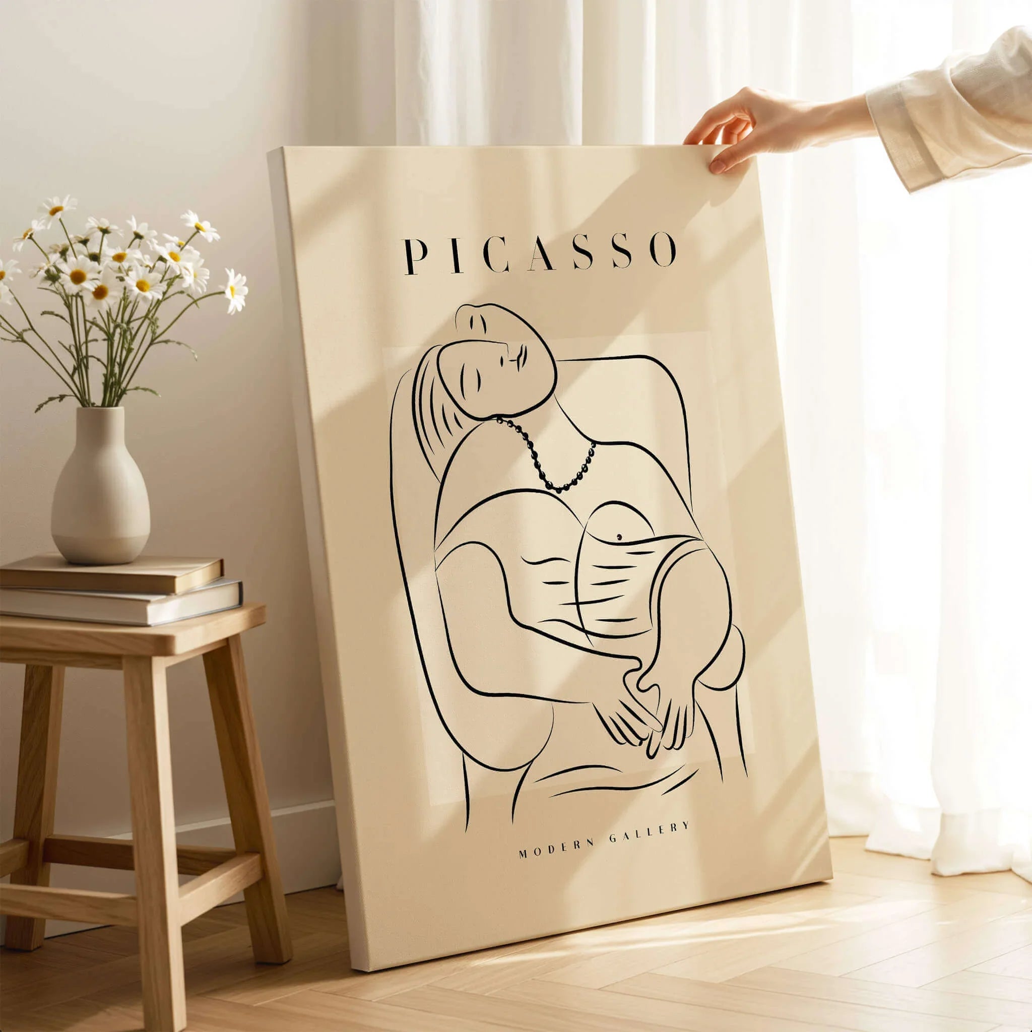 Picasso Reclining Woman Line Art Poster – This Art World