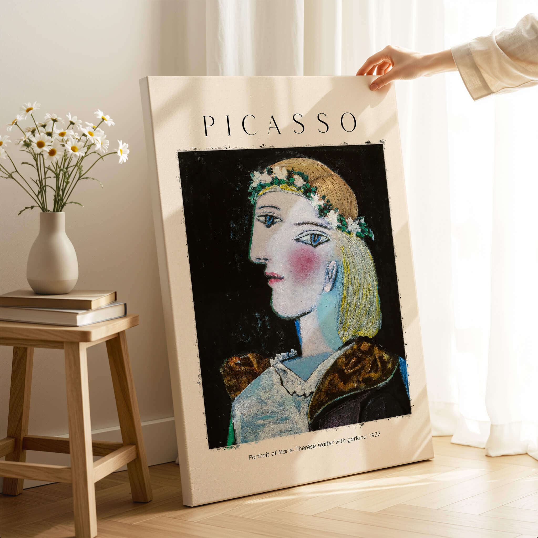 2024年100人100点絵画入賞 Piero Hearts 春の女 Picasso 1937 Portrait of Marie Thérèse Art Print – This Art World