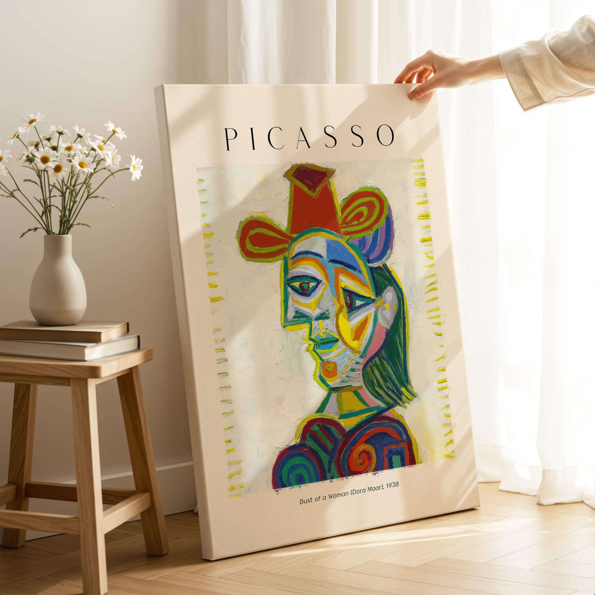 Dora Maar Bust Picasso Art Print - Colorful Cubist Poster – This