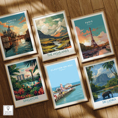 Clacton-on-Sea Travel Poster – Historic Pier Art Print featured among vintage travel posters.