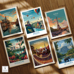 Bristol Canvas Print - Wall Art Poster featuring vibrant cityscapes and iconic landmarks.