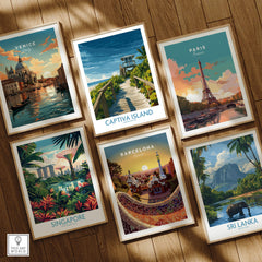 Captiva Island Florida Wall Art – Tropical Art showcasing vibrant tropical scenes and travel destinations.