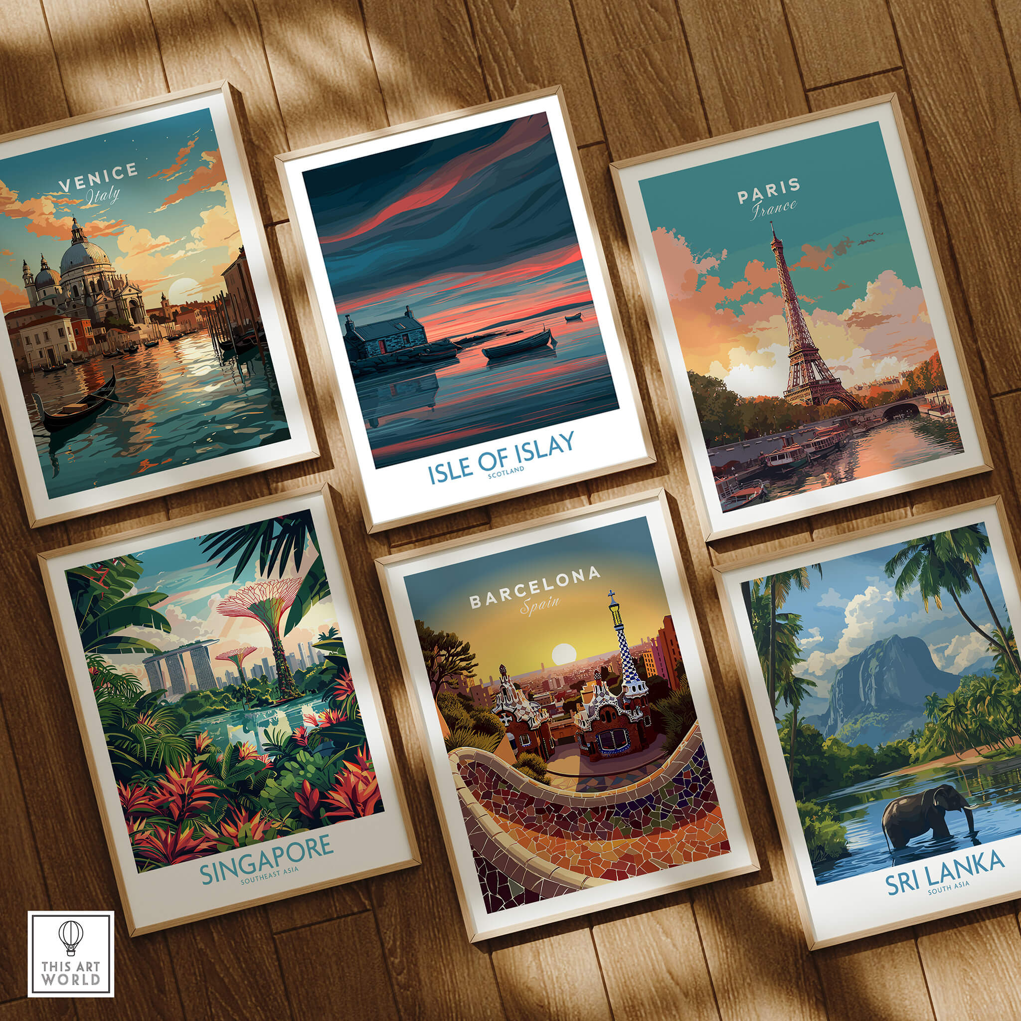 Isle of Islay Scotland Posters | Scottish Hebrides Seascape Canvas Print among other travel-themed artwork.