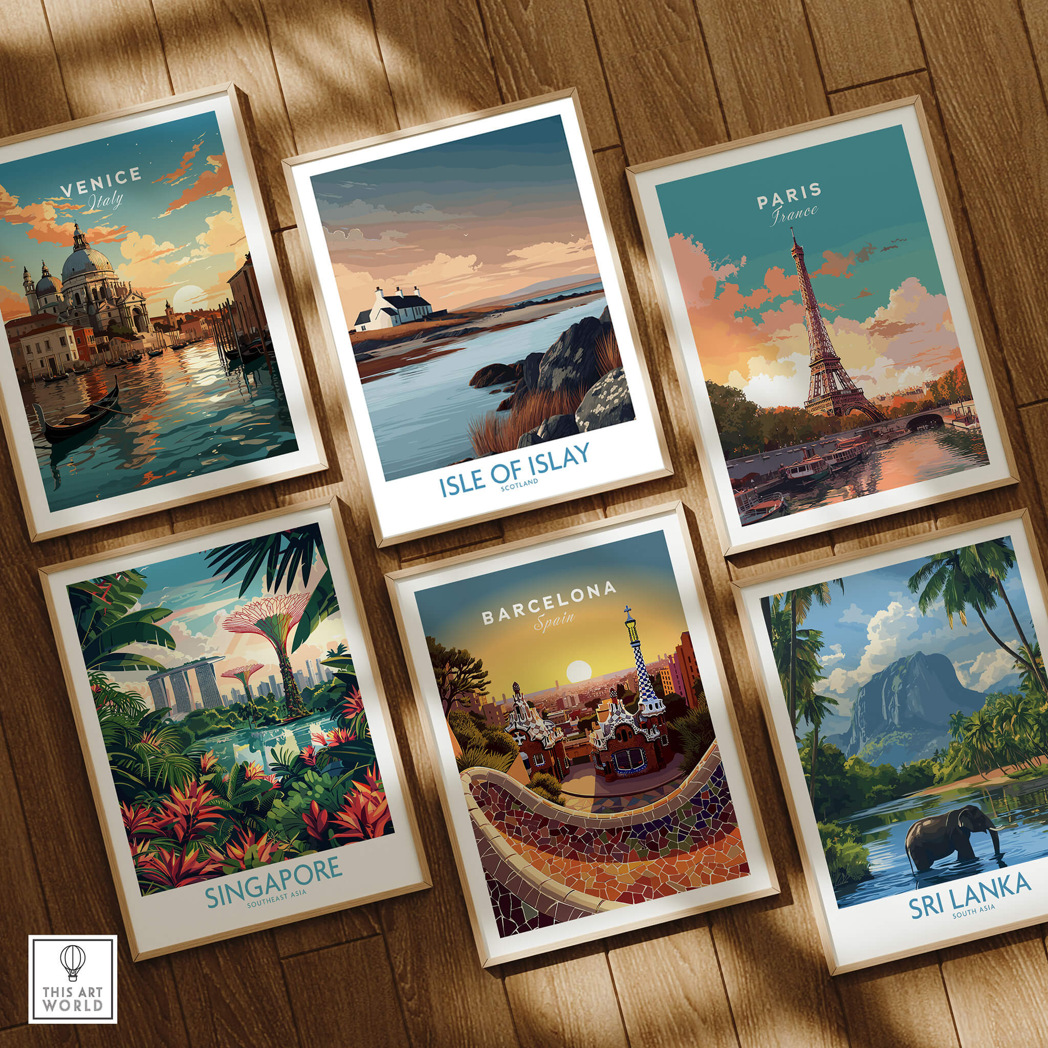 Isle of Islay Scotland Canvas Print | Hebrides Sunset Landscape Posters among travel art prints from Venice, Paris, Singapore, and Sri Lanka.