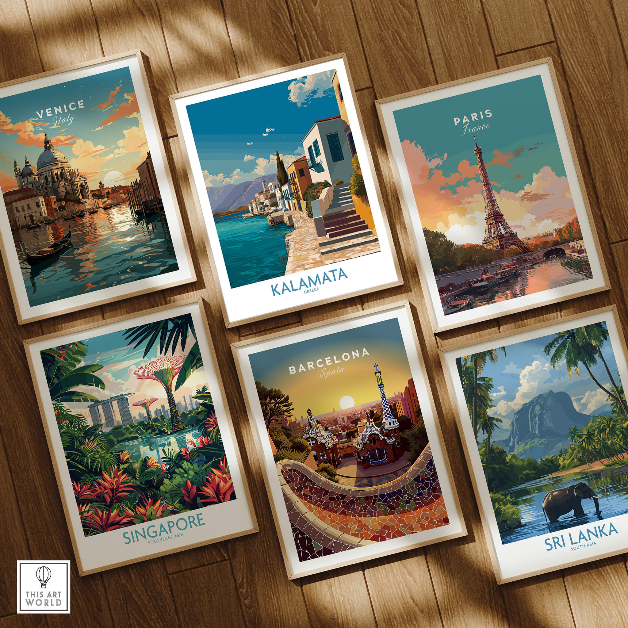 Kalamata Greece Poster | Greek Coastal Canvas Print among other travel art prints, showcasing scenic landscapes.
