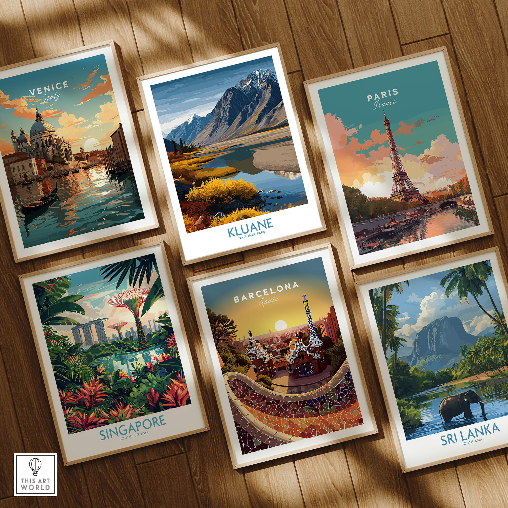 Kluane National Park Canada Canvas Print | Mountain Poster among travel posters of Venice, Paris, Singapore, Barcelona, Sri Lanka.