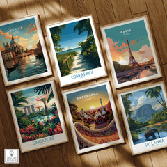 Lovers Key Florida Poster | Tropical Nature Path Canvas Print among travel-themed art prints.