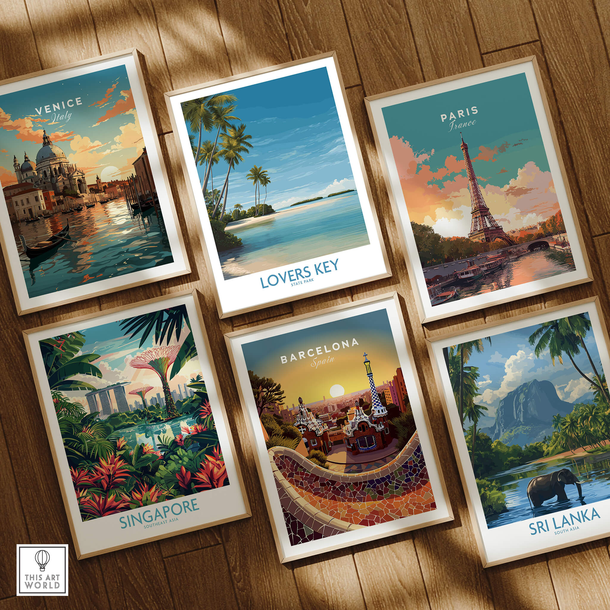 Lovers Key Poster | Florida Canvas Print featured among various travel-themed art prints.
