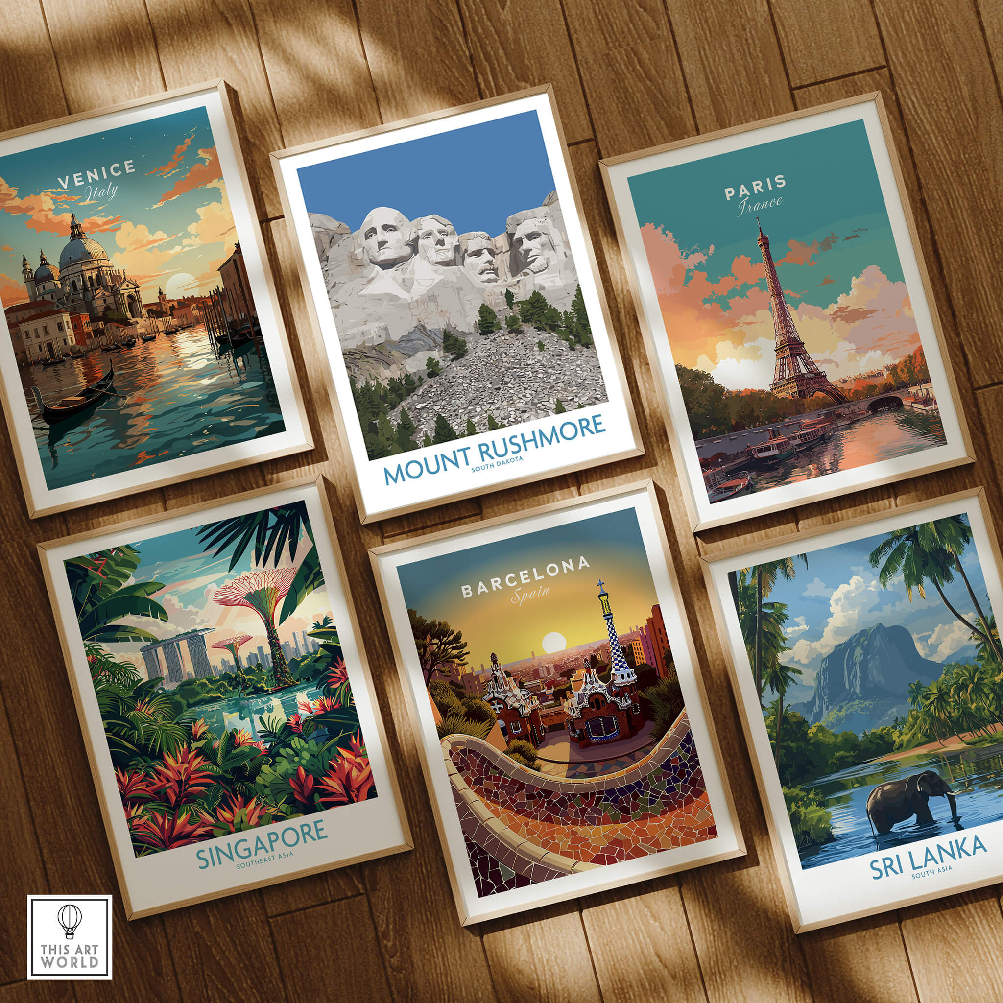 Mount Rushmore Poster | Black Hills National Memorial Canvas Print South Dakota featured among travel posters.