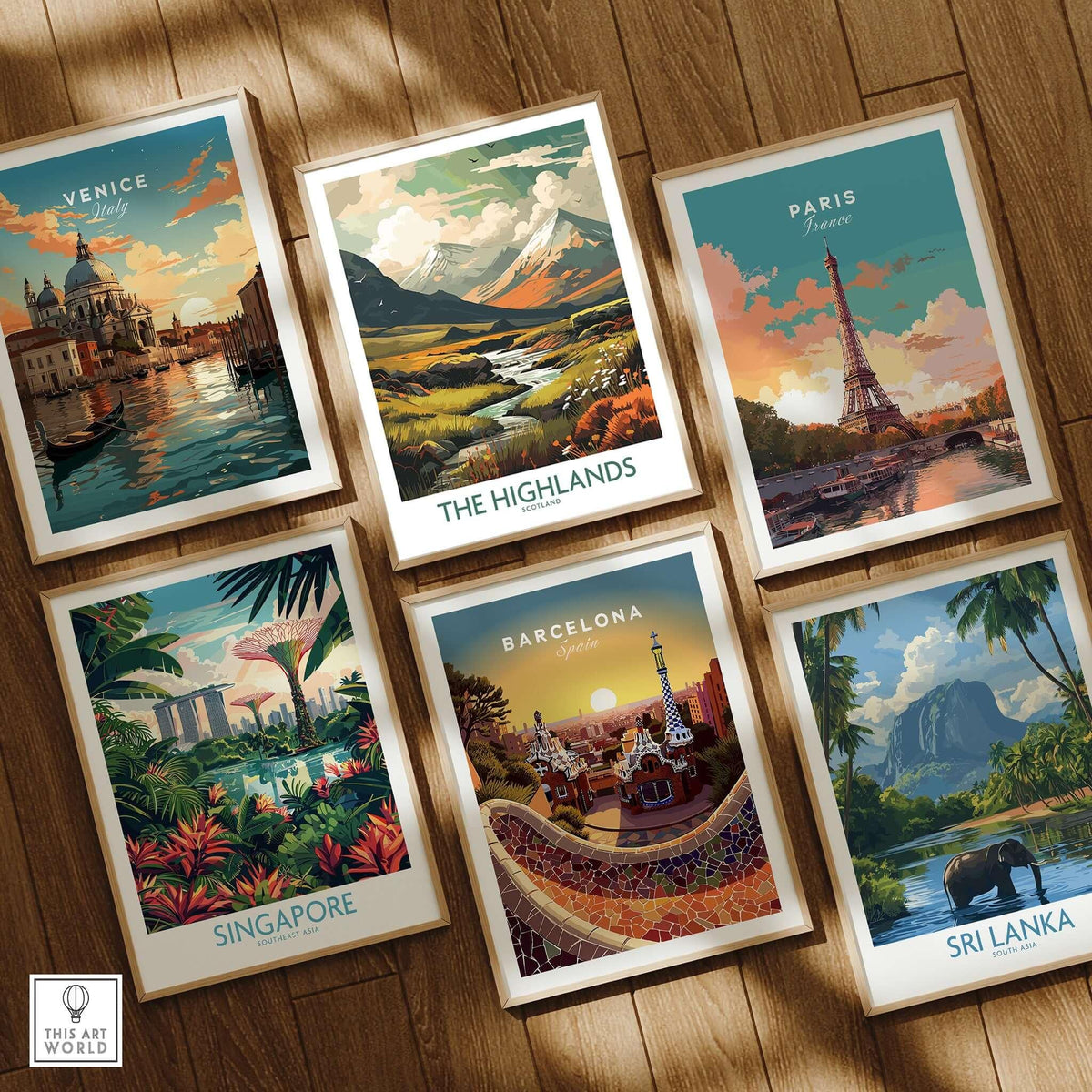 Scottish Highlands Art Print | Modern Style featuring vibrant landscapes and natural beauty in an art collection.