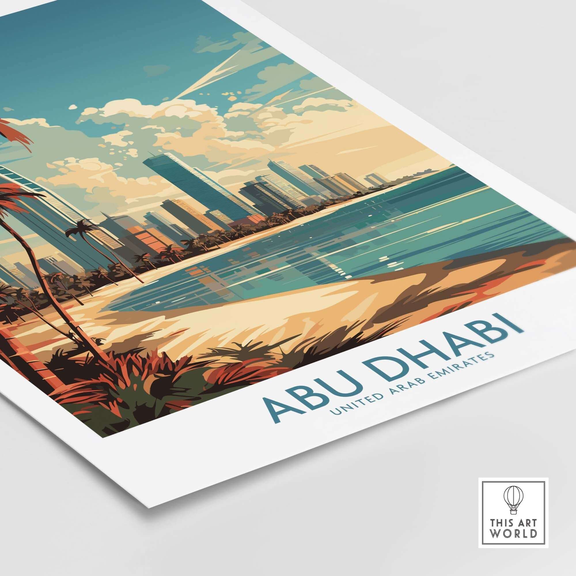 Abu Dhabi Poster