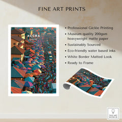 Accra Ghana fine art print unframed quality details