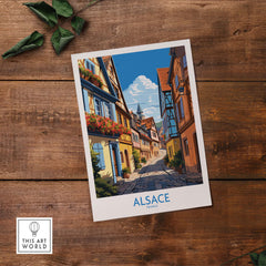 Alsace France Print