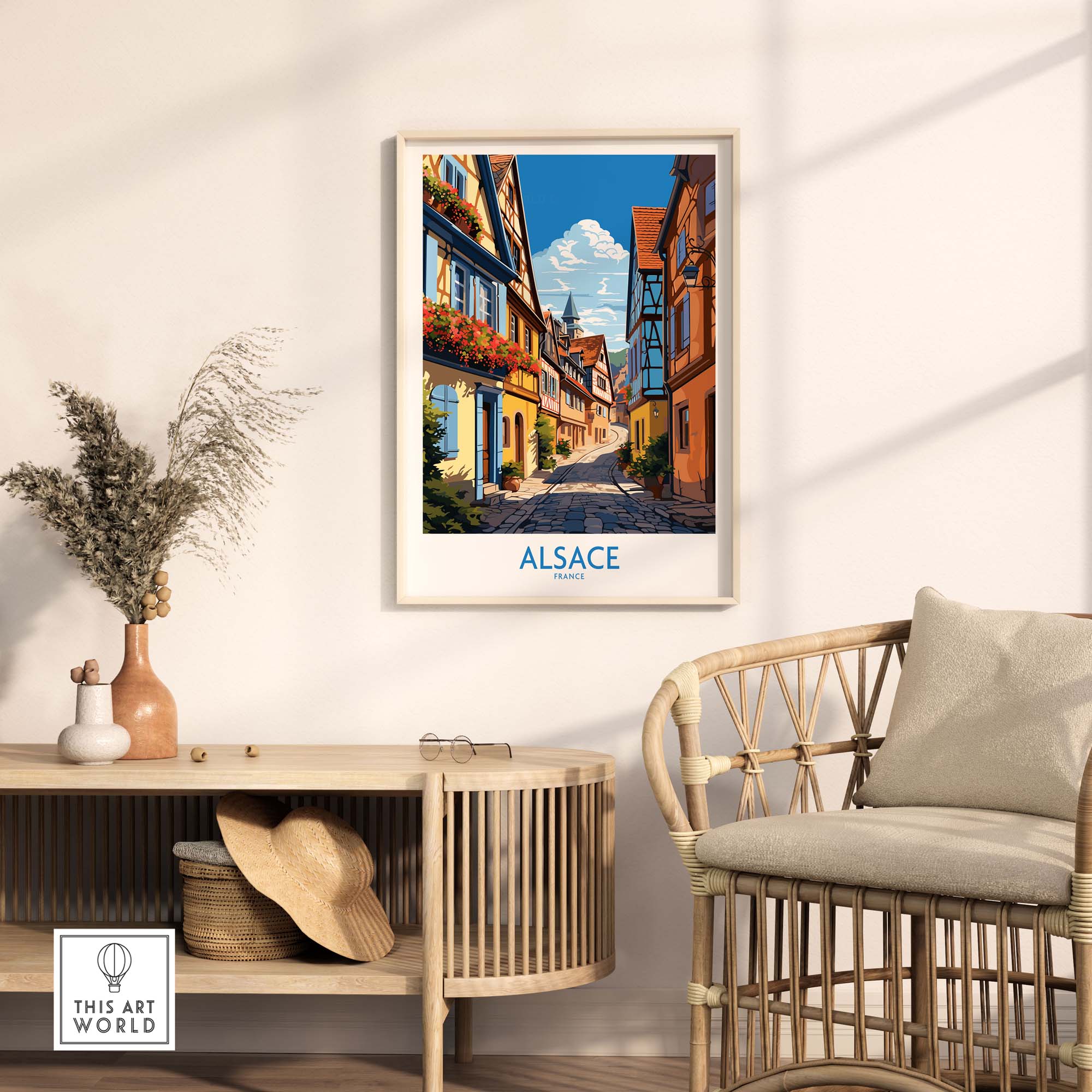 Alsace France Print