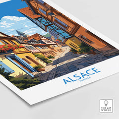 Alsace France Print