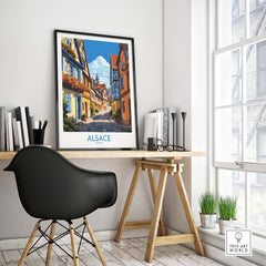 Alsace France Print