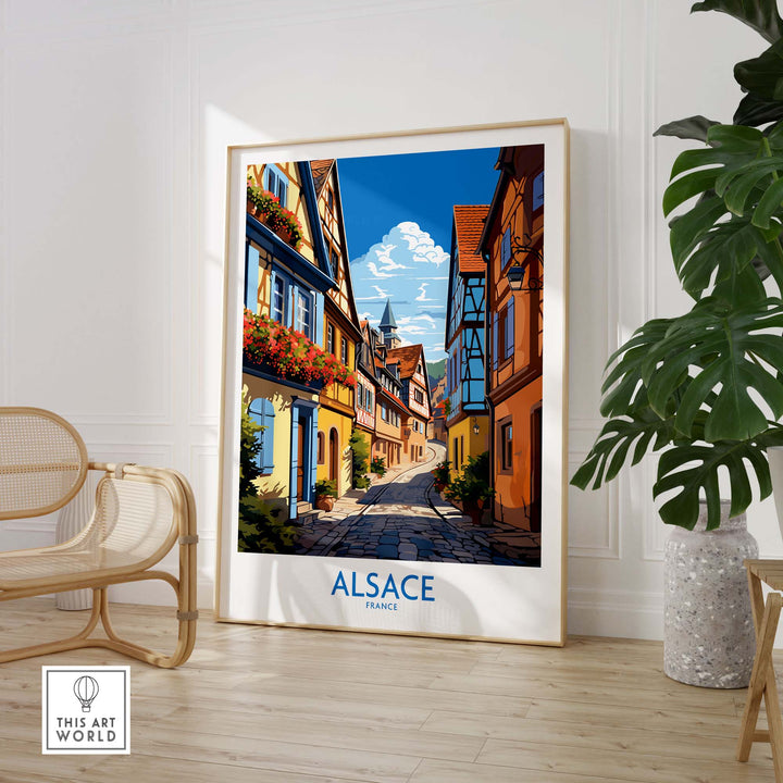 Alsace France Print