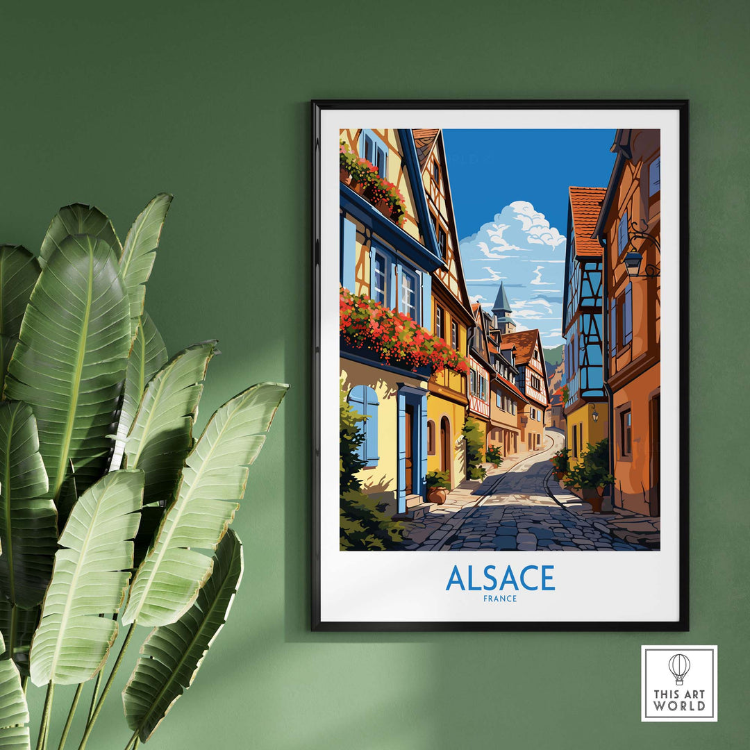 Alsace France Print