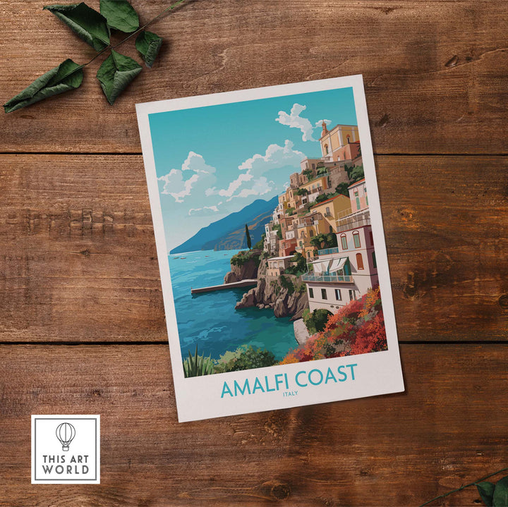 Amalfi Coast Wall Art | Modern Style
