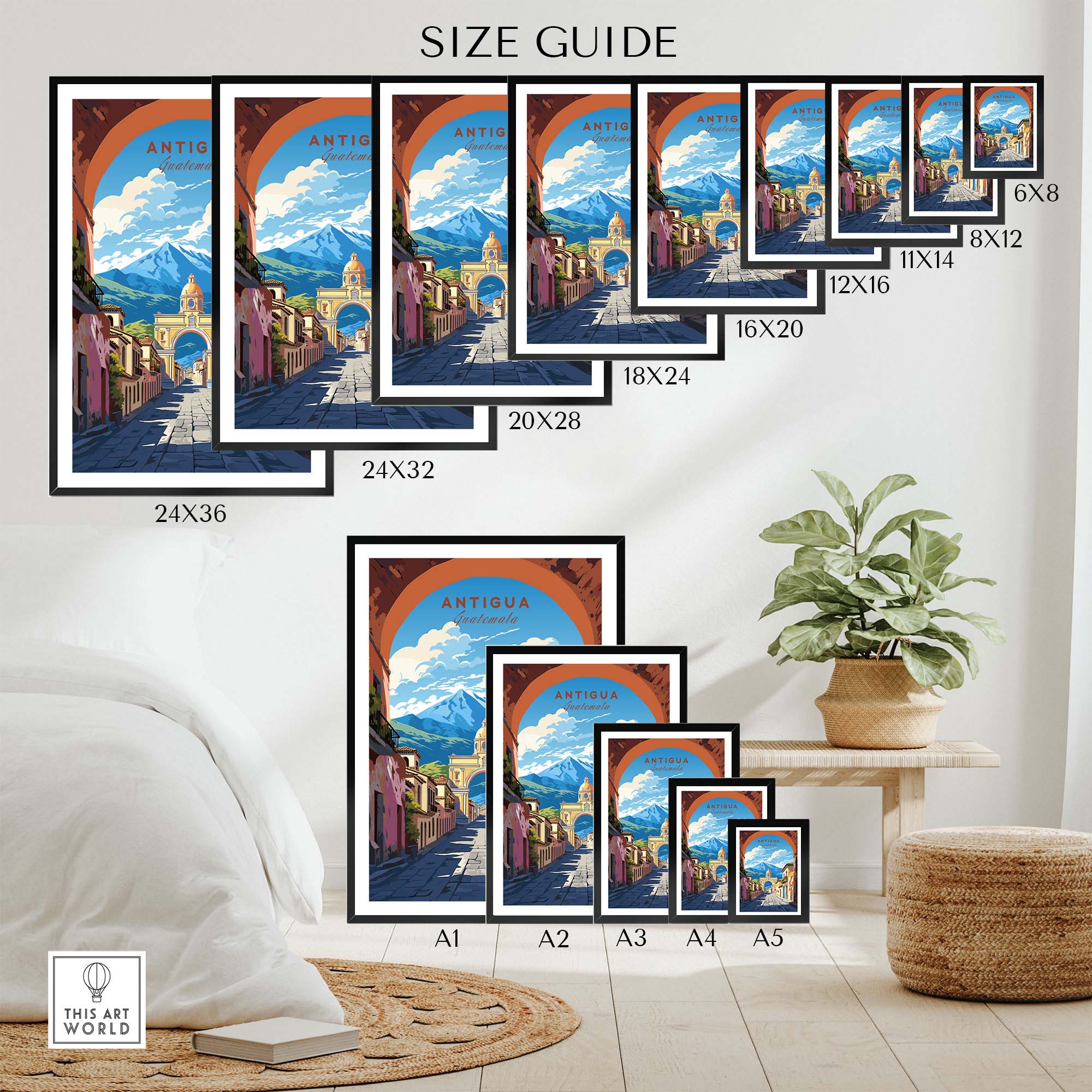 Antigua Guatemala Poster