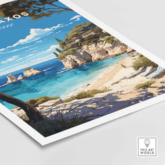 Antipaxos Greece Poster