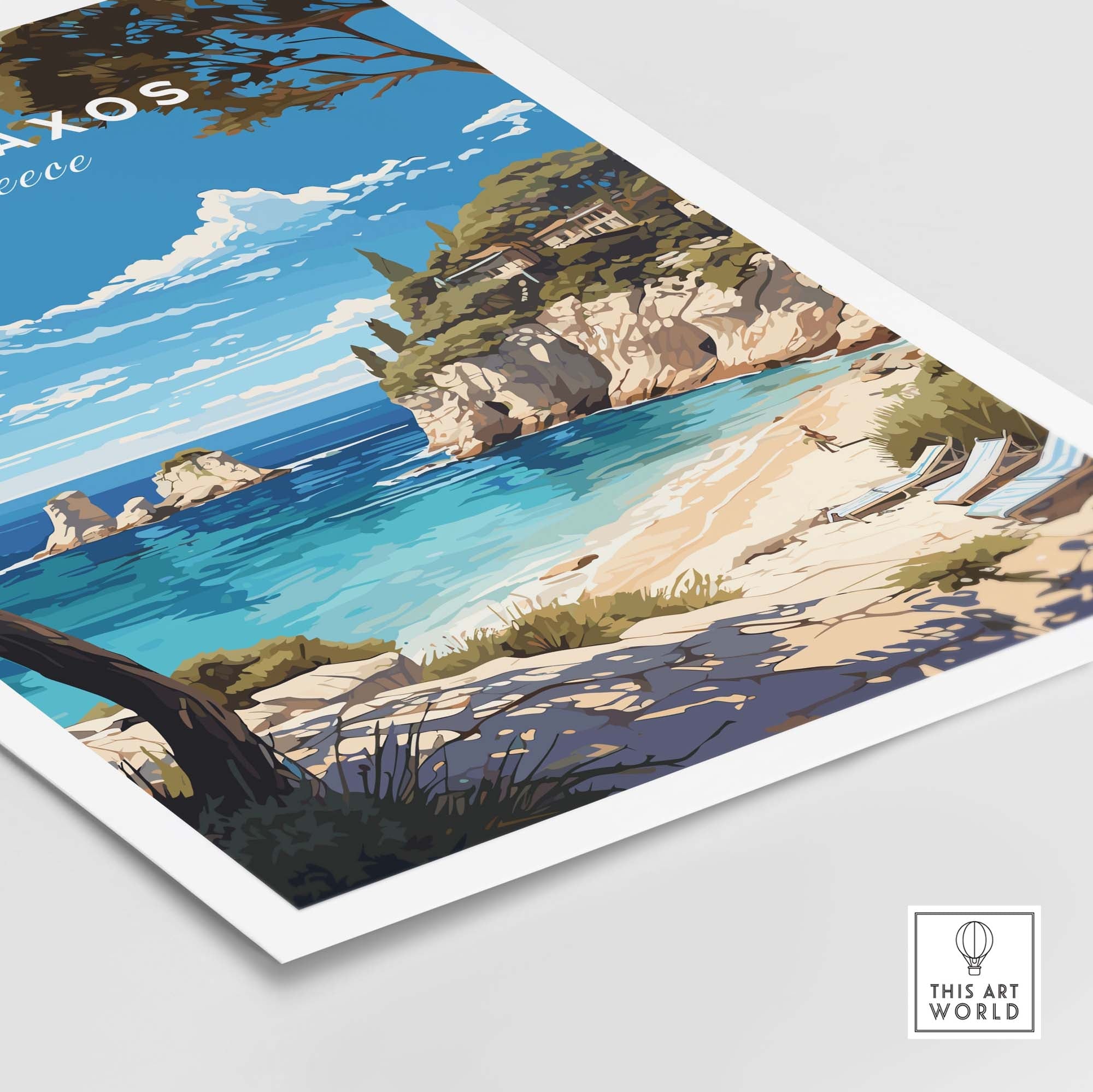 Antipaxos Greece Poster