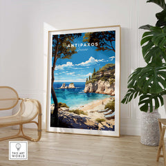 Antipaxos Greece Poster
