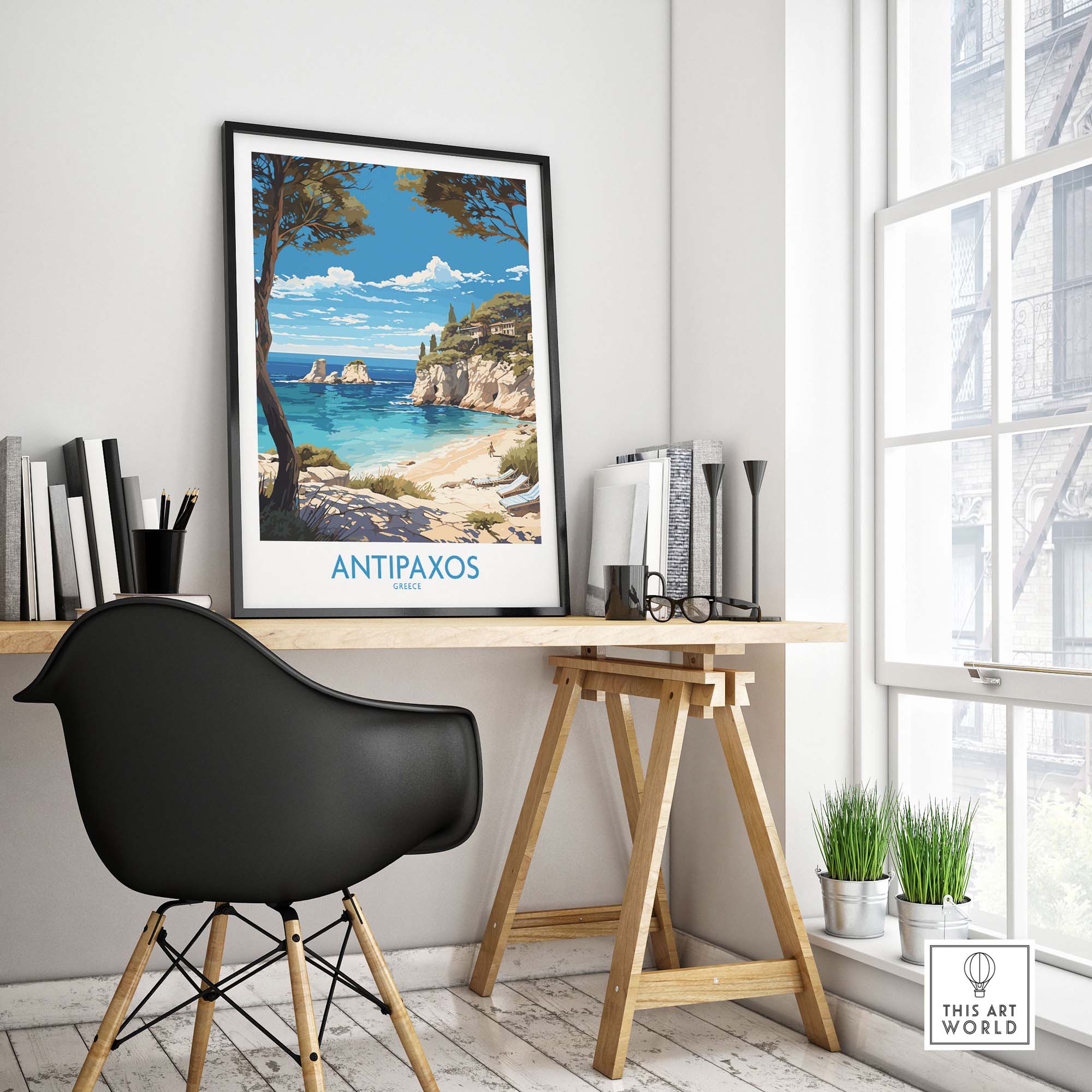 Antipaxos Wall Art Print