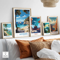 Antipaxos Wall Art Print
