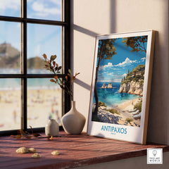 Antipaxos Wall Art Print